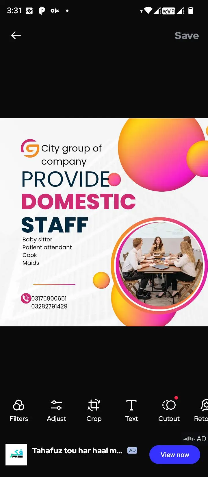 provide domestic staff

                                                            alt=
