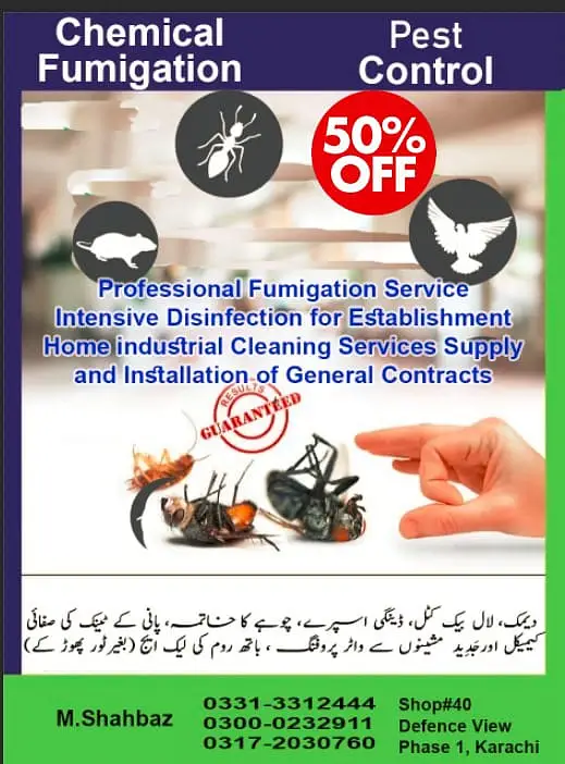 Fumigation service/Pest control/Dengue spray/Demak Control /Termites

                                                            alt=