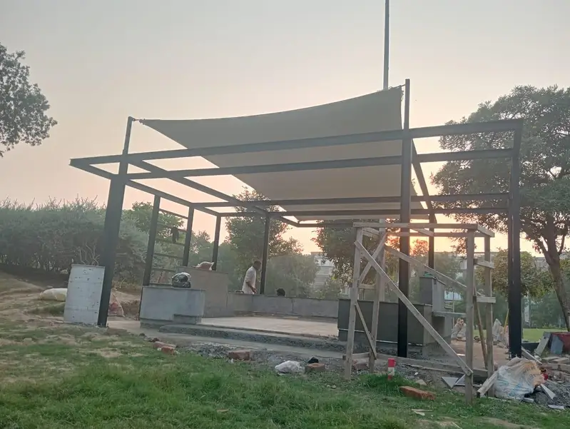 Dome parking sheds - Best tensile pvc shed - Canopy - Wall mounted

                                                            alt=
