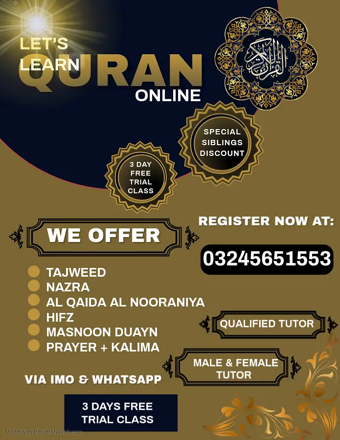Learn Online Quran, Hifz Quran, Qirat, Masnoon duaen, Online classes

                                                            alt=