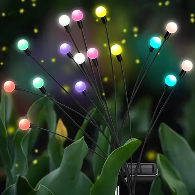 Firefly Solar Lights for Outdoor Garden,Warm White 10 Headed IP65

                                                            alt=
