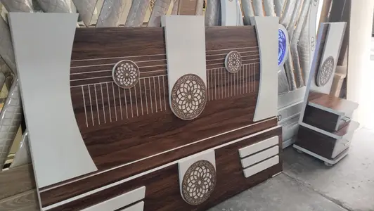 king size bed, side tables, home furniture, room furniture

                                                            alt=
