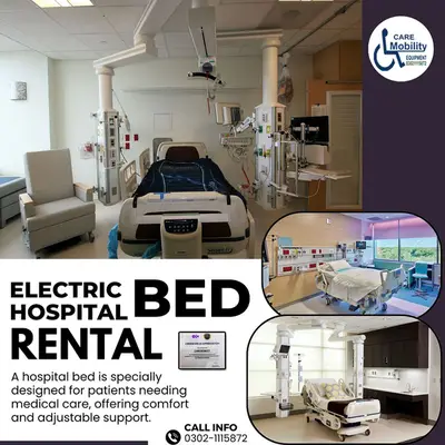 Electric Bed ON Rent Hospital Bed for Rent/ICU Medical Bed on rent

                                                            alt=