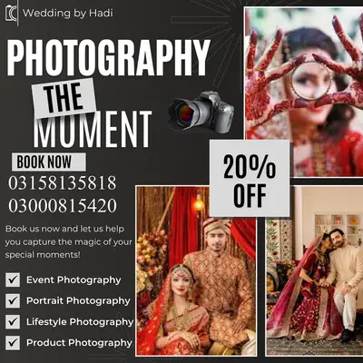 Photography & Videography Packages | Bridal, Party, Corporate | 50%
                                                            alt=
