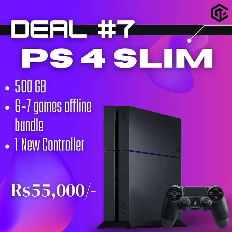 PS4 Slim | Fat | Pro | Jailbroken & Non-Jailbreak Deals in Karachi
                                                            alt=
