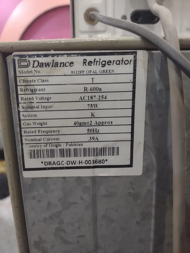 Dawlance Fridge for sale
                                                            alt=