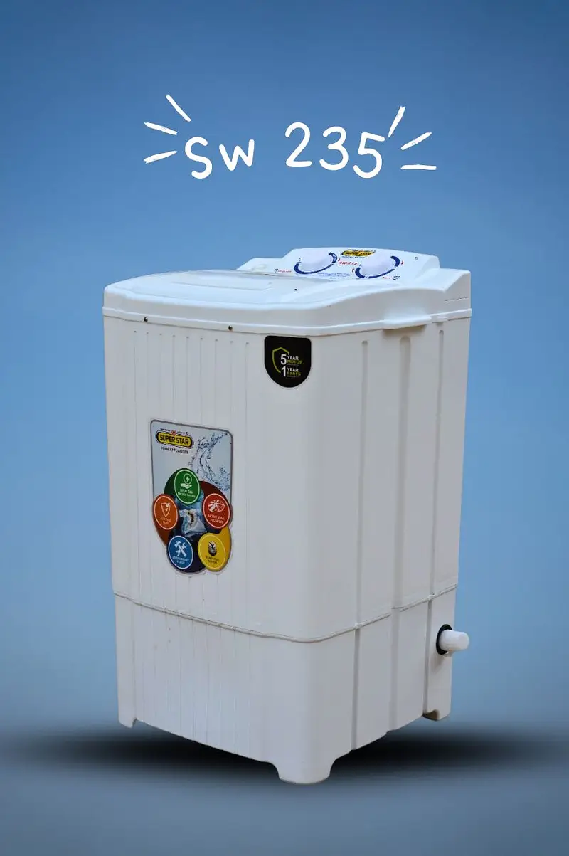 Superstar SW235 4-5kg Semi Auto Baby Washing machine

                                                            alt=