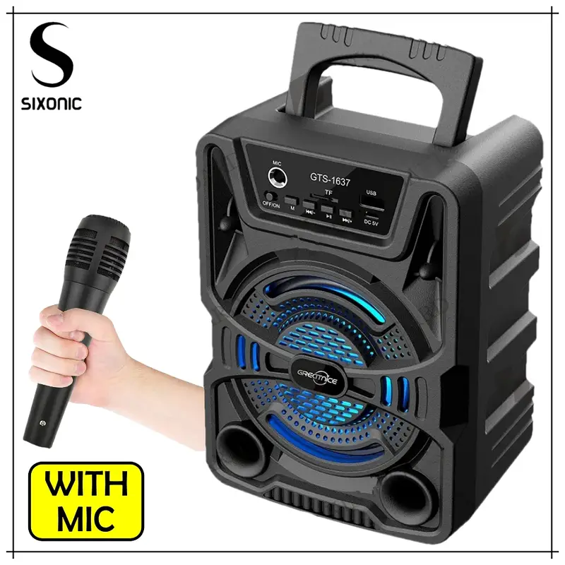 Sixonic GTS 1637/1638 Bluetooth speaker

                                                            alt=