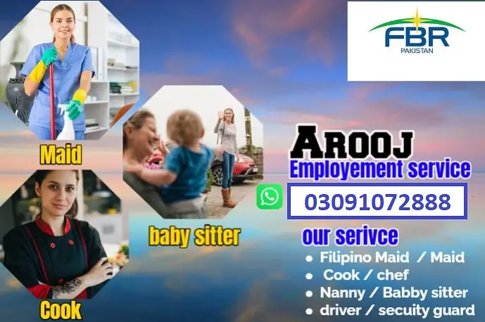 Maids / House Maids / Chef / Nurse /cook / Baby Sitter maid available
                                                            alt=