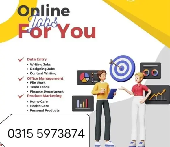 Part Time Job / Full Time Job / Home Base Job / Online Jobs /Data work

                                                            alt=