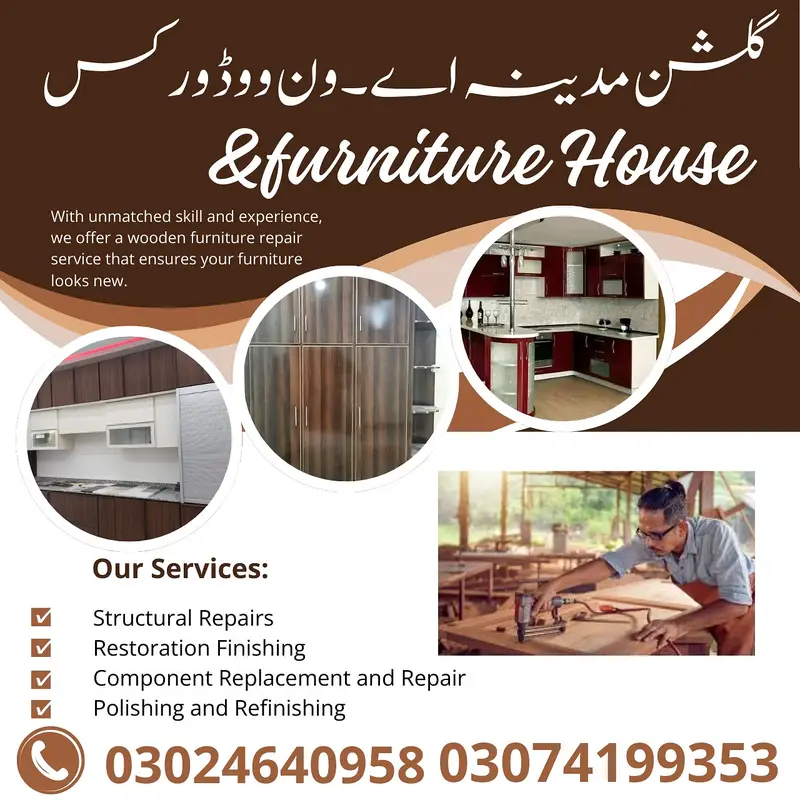 Carpenter-Kitchen,Wardrobe Wood ,Polish & Furniture RepairingĀ Service
                                                            alt=