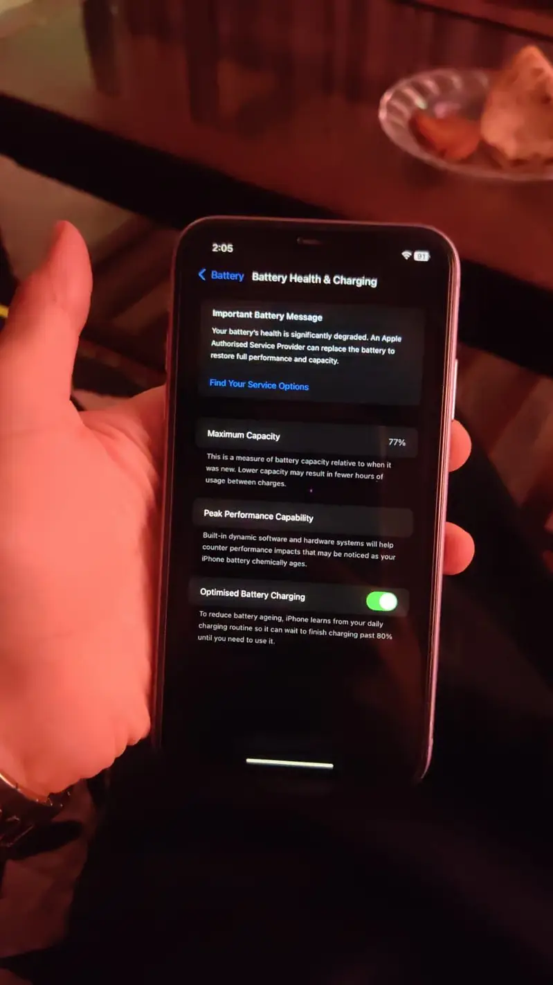 All okay mobile hai 10/9.5 not a single. fault
                                                            alt=