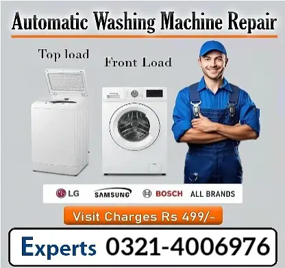 All Automactic washing machine repair services in all Lahore

                                                            alt=