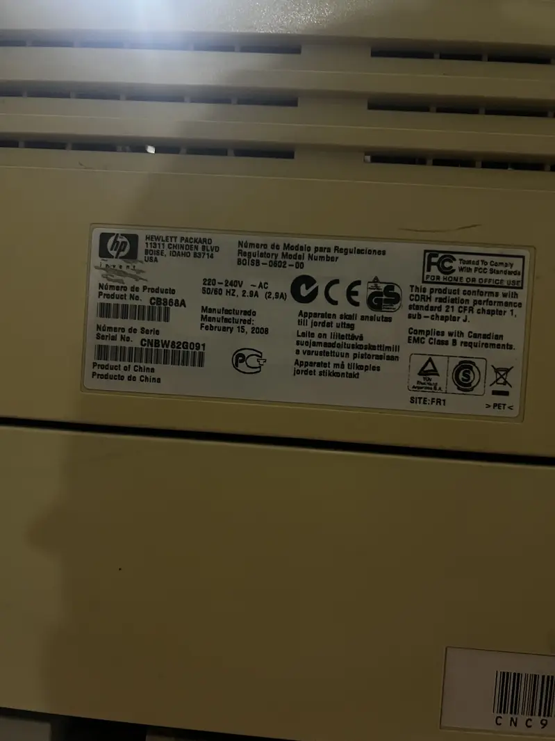 Printer HP Laser jet P2015

                                                            alt=