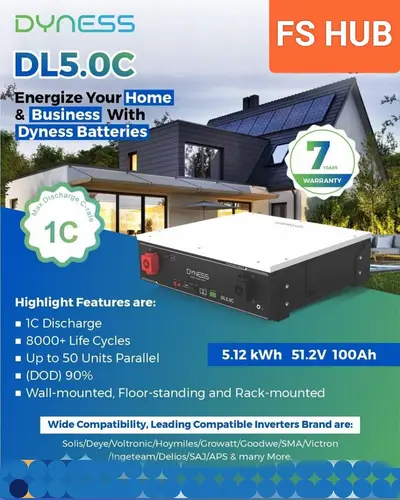 PYLONTECH NARADA DYNESS INVEREX SOLUNA GOGWE LITHIUM ION BATTERY 100AH

                                                            alt=