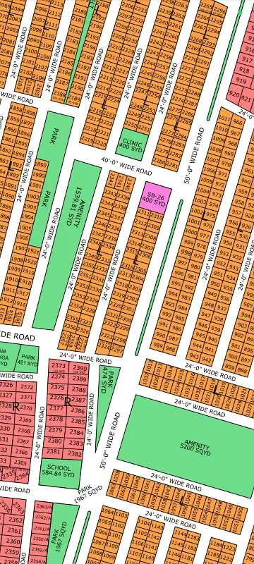 L-2342, 80 Sq. Yard, NTR-Gold Block

                                                            alt=