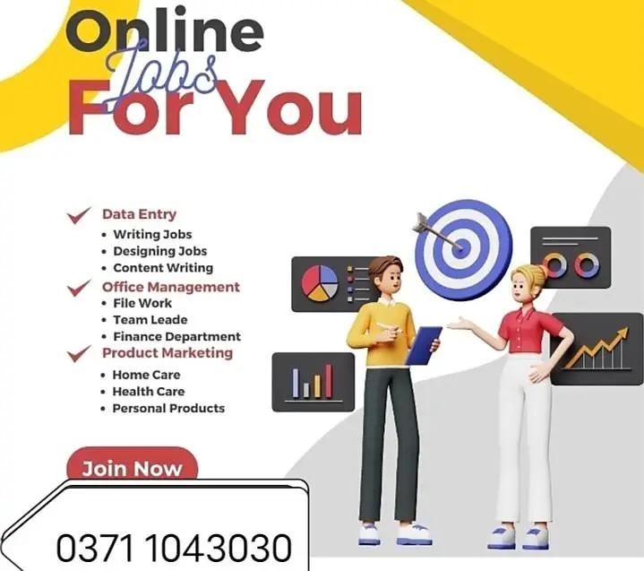 Part Time Job / Full Time Job / Home Base Job / Online Jobs /Data work

                                                            alt=