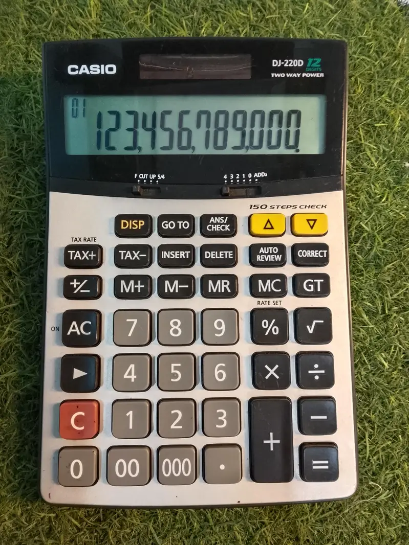 CASIO ORIGINAL IMPORTED DJ-220 DJ-120d plus shop calculators

                                                            alt=