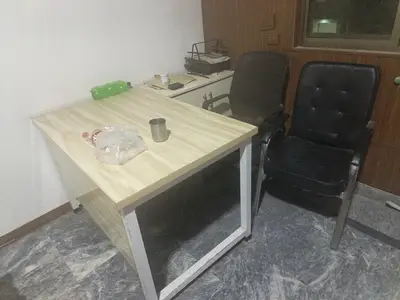 Office Tables Wooden Almirah almost new

                                                            alt=