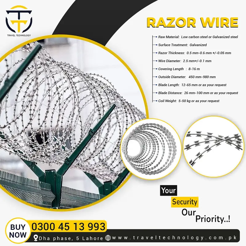 Razor Wire, RAZOR WIRE GALVANIZED RAZOR WIRE

                                                            alt=
