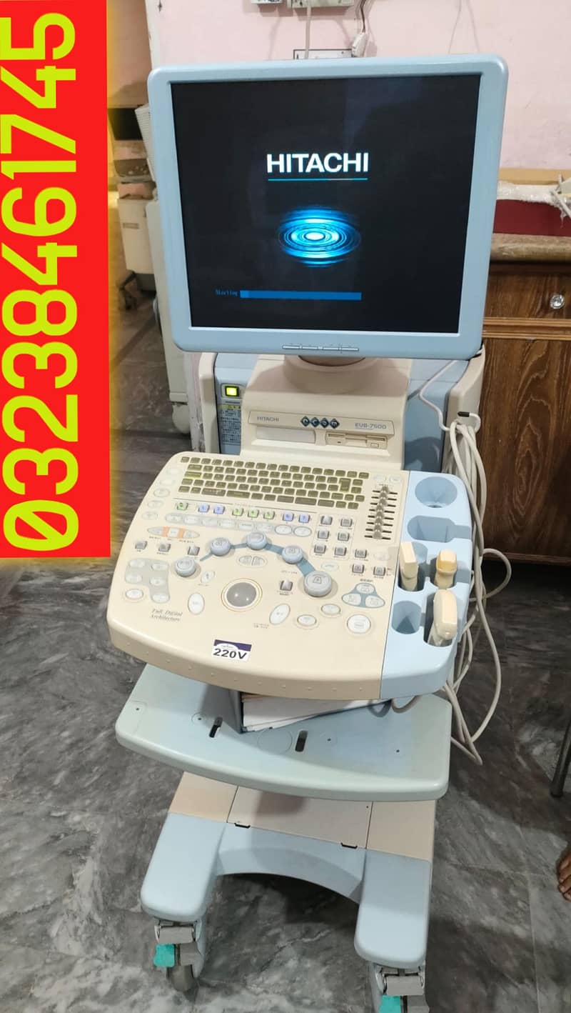 Hitachi eub-7500 (LCD) japanese colour Doppler ultrasound machine

                                                            alt=