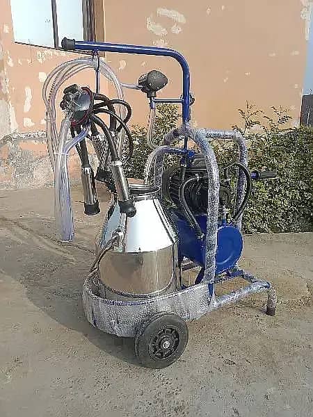 Single Bucket, Double Bucket, Portable, and Electric Milking Machines,

                                                            alt=