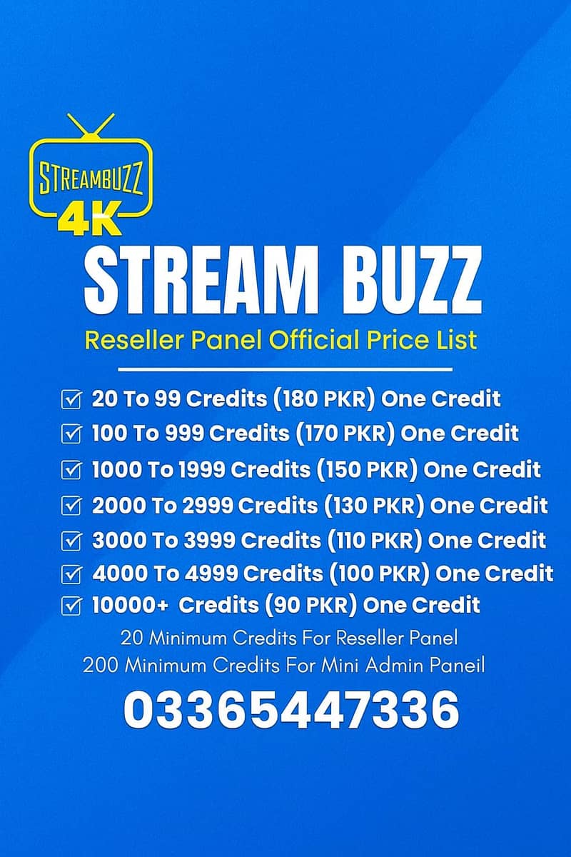 Reseller panel ,&IPTV services

                                                            alt=