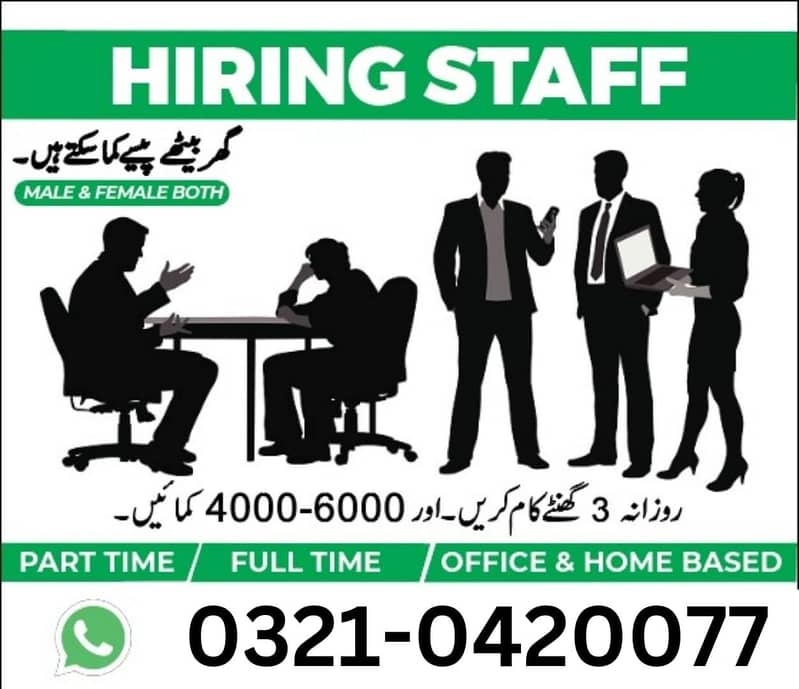Part time full time Male Female staff required, Matric to Master.

                                                            alt=