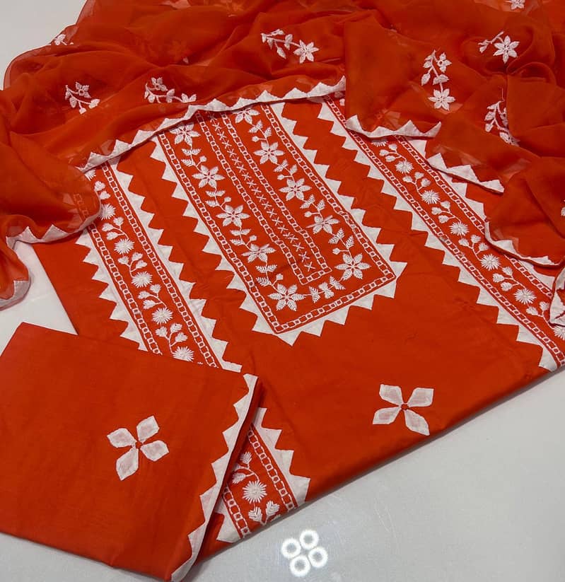 dresses / ladies 3pc suit / unstitched embroidery suits for sale

                                                            alt=