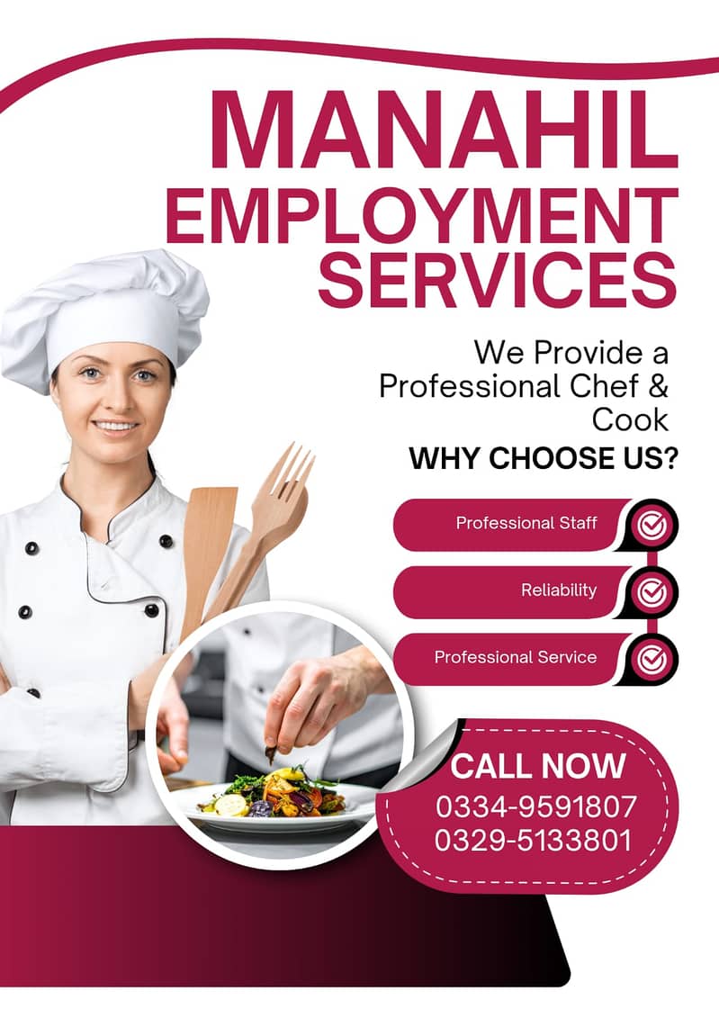 Maids / House Maids / cook / Nanny , chef / Baby Sitter maid available

                                                            alt=