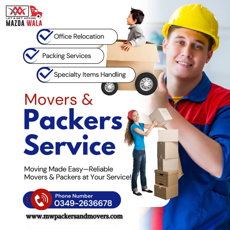 Home Shifting, Movers & Packers Service, Cargo, Car Carrier Service

                                                            alt=
