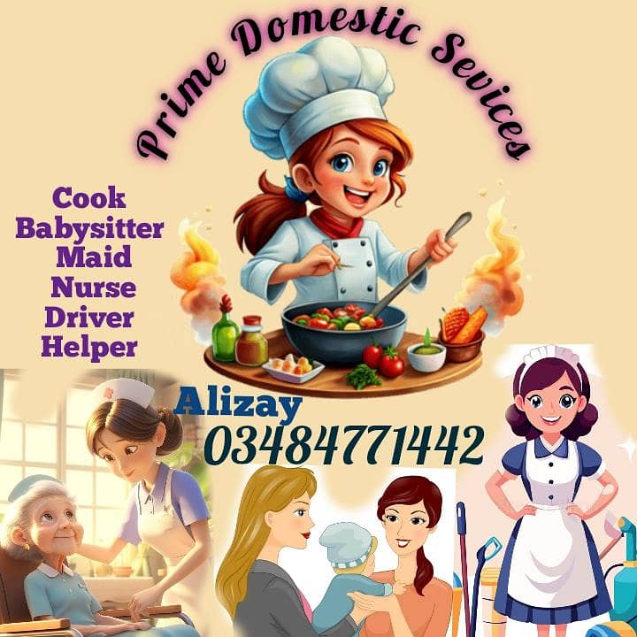 House Maids, Helper , Baby Sitter, Chef Cook , Couple , Driver , Nurse

                                                            alt=