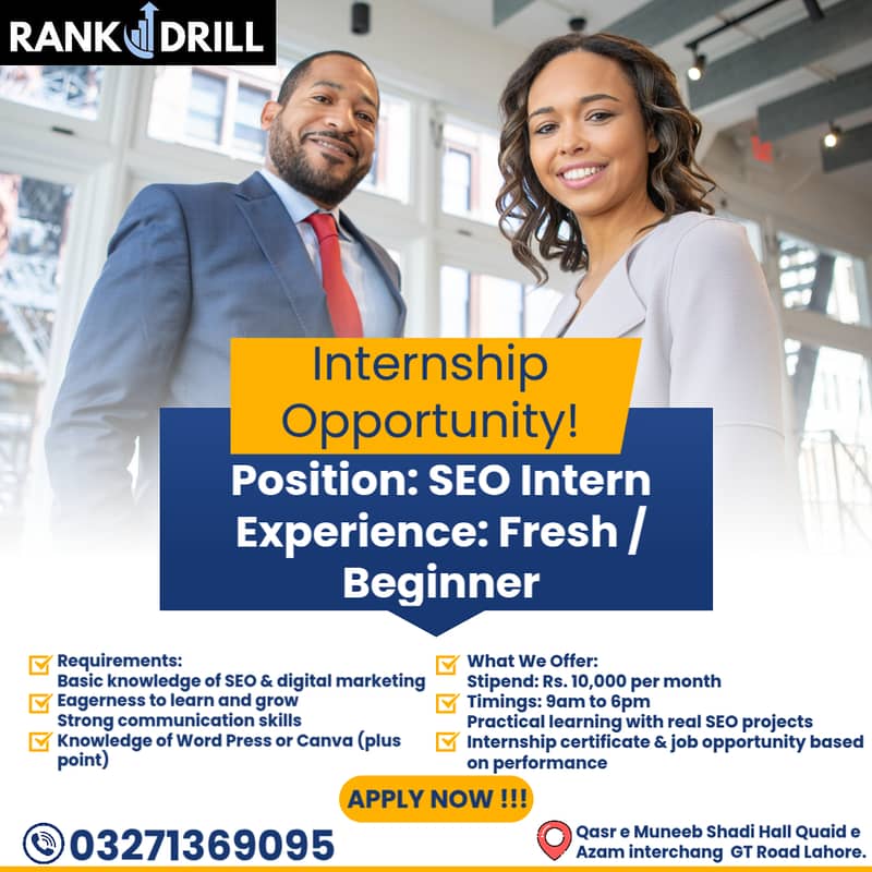 SEO Jobs | Staff Required | Fresh / Beginer SEO Internship | Jobs

                                                            alt=