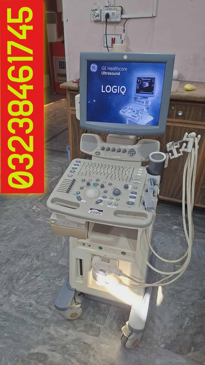 Ge Logic P-5 (LCD) American colour Doppler ultrasound machine

                                                            alt=