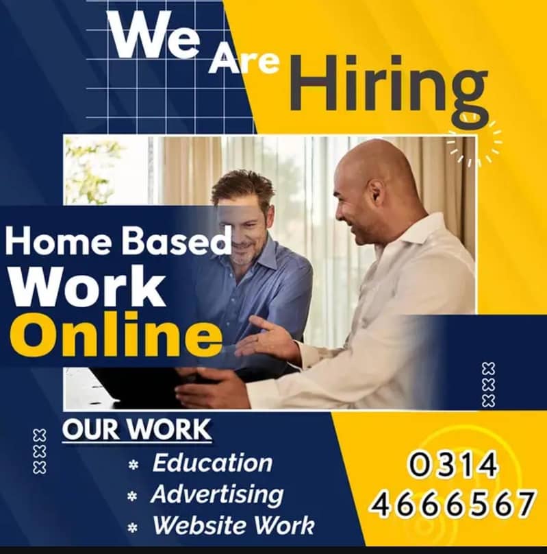 Job Vacancy / Work Opportunity/ Male & Female / Full-Time / Part-Time

                                                            alt=