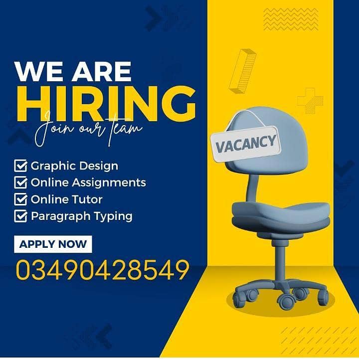 Data Entry Job / Job for Males, Females, Students, Assignment Job

                                                            alt=