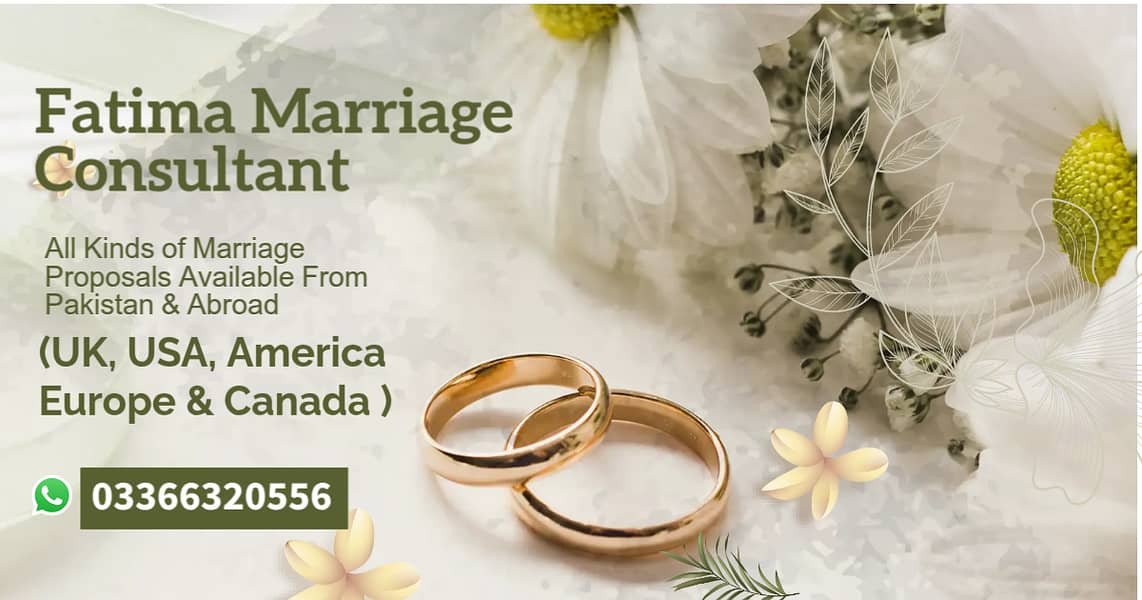 Marriage Bureau Services / abroad Proposals / Online Rishta Service

                                                            alt=