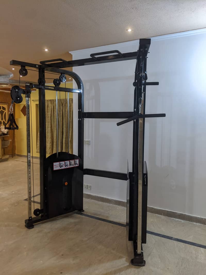 Functional trainer||Four Station|Multi body Workout Exercise machine

                                                            alt=
