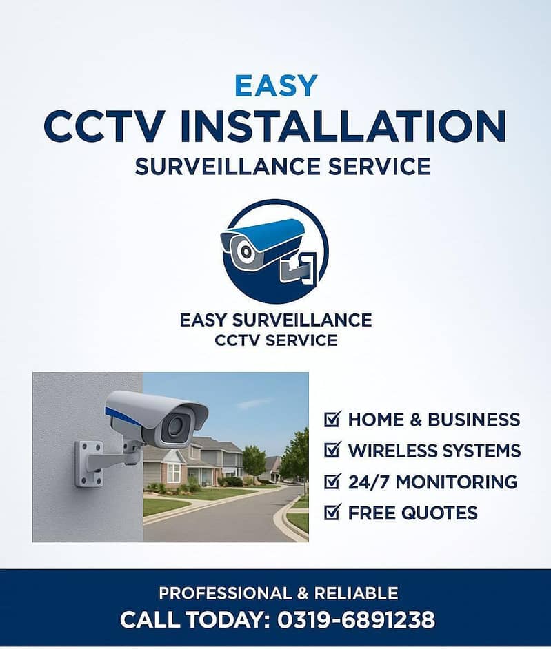 CCTV Camera Installation| home CCTV camera| office camera installation

                                                            alt=