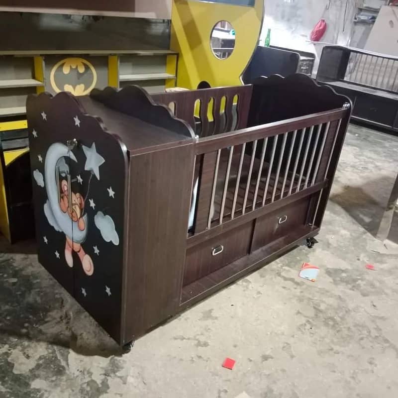 Baby cot | baby bed | wooden cot | kids bed | kids crib coat | 2 BY 5

                                                            alt=