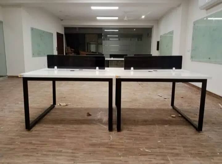 Size 4x8 for 6 Person Seating Office Workstation Staff Computer table

                                                            alt=