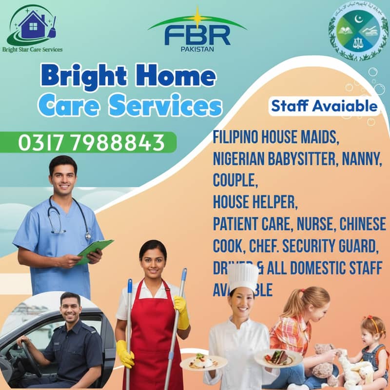 Maid / Babysitters / Cook/ Patient Attendant / Security Guard /driver

                                                            alt=