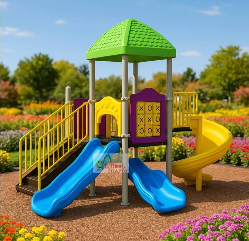 Seesaw|Marygoround|Bench|Gazibo|Tree House|Park Setup/Swings|Slide

                                                            alt=