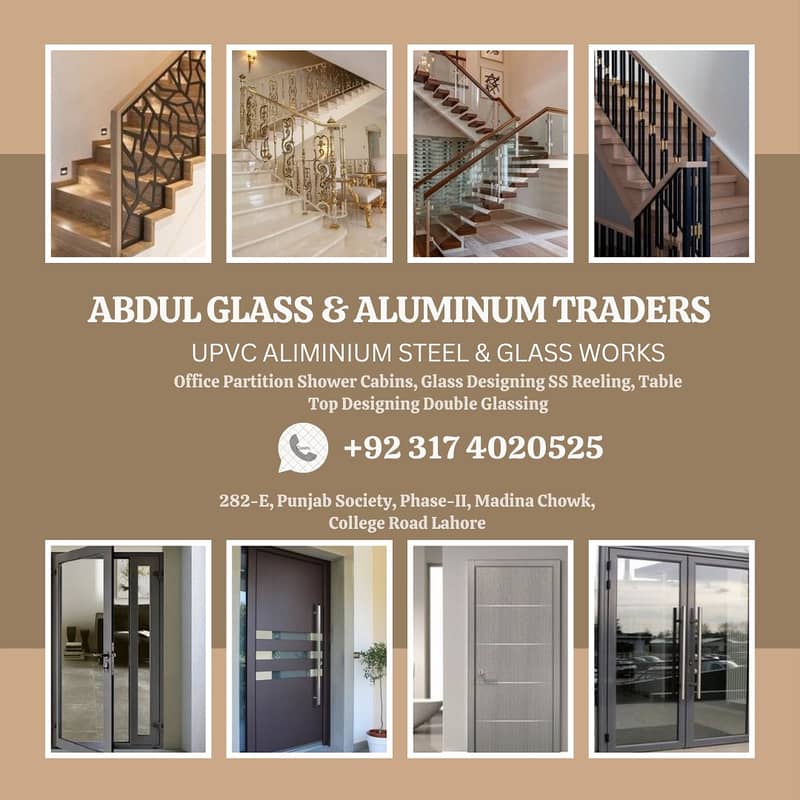 Office Partition/SS Reeling/Shower Cabins/Led Mirror/Glass Designing

                                                            alt=