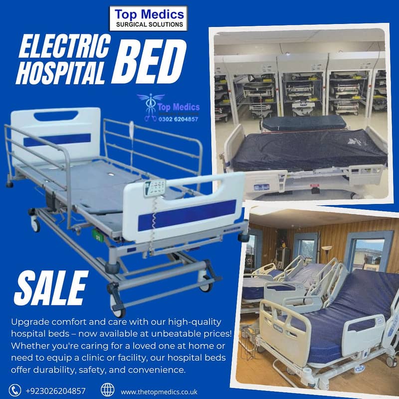 Medical bed -Electric ICU Patient Bed On Sale - Surgical bed

                                                            alt=
