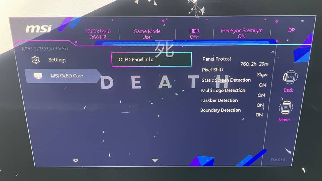 MSI 271QRX OLED 360HZ 1440p Gaming Monitor in good condition

                                                            alt=