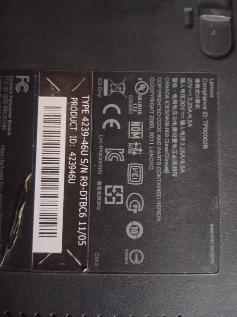 lenovo Thinkpad core i5 2nd generation

                                                            alt=