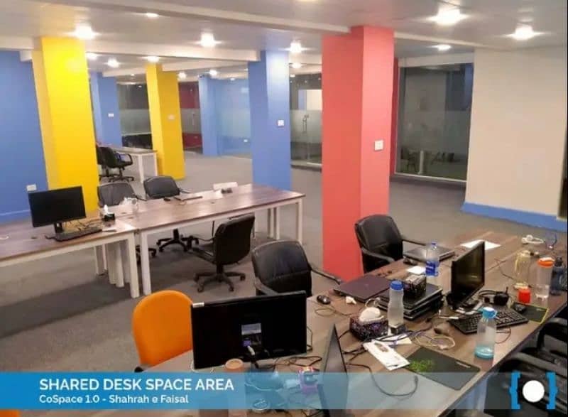 Co Working Space - Serviced Offices Shared at SMCHS Shahra-e-Faisal

                                                            alt=