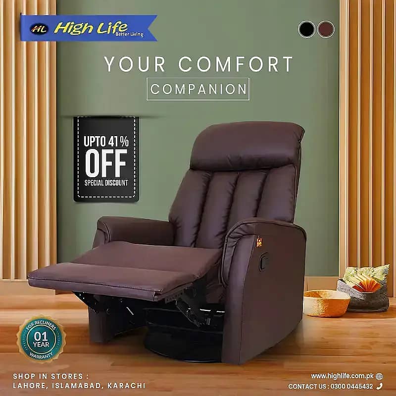 HIGH LIFE|RECLINER SOFA| Pakistan’s Best Recliner Sofas|Massage Chair

                                                            alt=