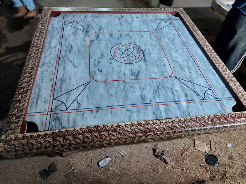 Marbal Carrom Board , Caroom , Snooker ,wood Dabbo, Ludo ,Chess

                                                            alt=